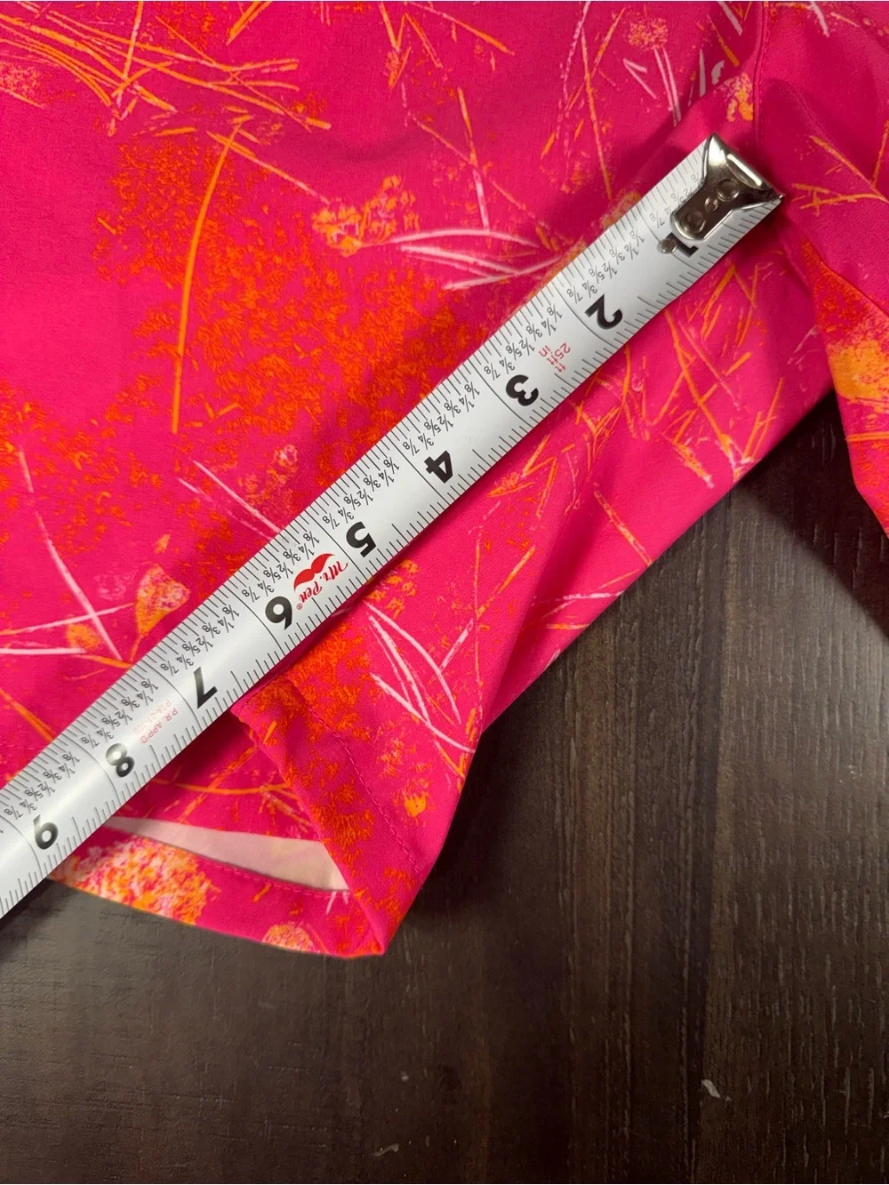 The North Face Hot Pink & Orange Printed Board Shorts